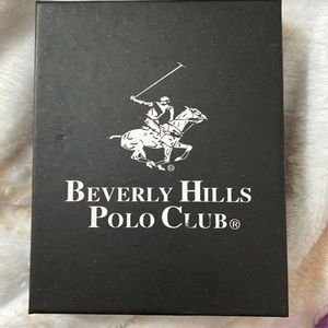 Beverly Hills polo club plain black wallet